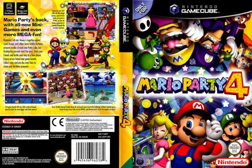 Mario Party 4 (Europe) (En,Fr,De,Es,It) (v1.02) Cover - Click for full size image